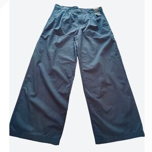 New Levi's Wide Leg Pants Men's 33x30 Navy Blue Skater Loose Streetwear Utility